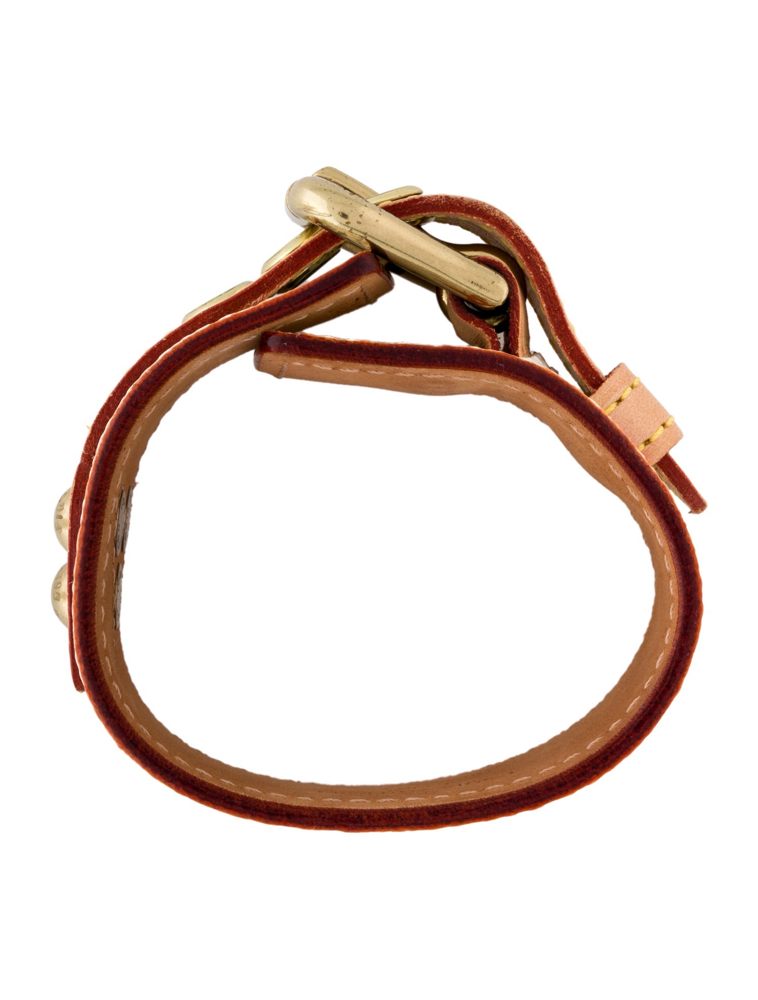 Louis Vuitton Monogram Canvas Leather Bracelet